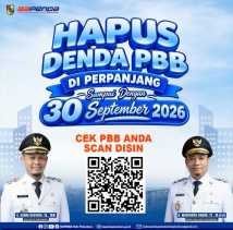 Pemko Pekanbaru Perpanjang Program Hapus Denda Pajak Hingga 30 September