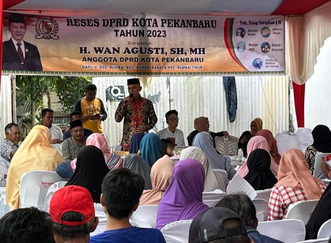 Reses Wan Agusti di Limbungan Baru, Warga Aspirasikan Banjir, Kesehatan dan UMKM