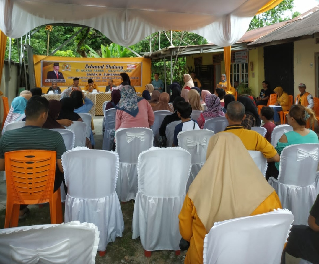 Suherman Reses di Kelurahan Padang Terubuk, Warga Keluhkan KIS, Zonasi dan Drainase