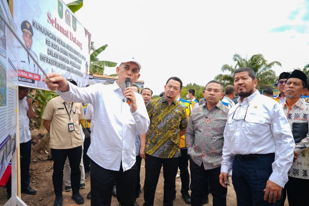 Gubri Wahid Dorong Pemerintah Pusat Realisasikan Pembangunan Jalan Lingkar Parit Kitang dan Penanggulangan Banjir di Dumai
