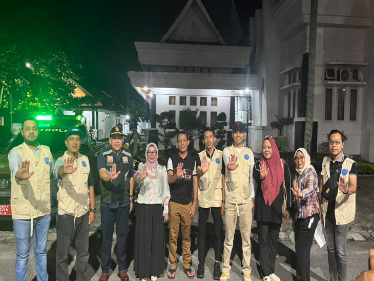 Sinergitas BNK dan Satpol PP Kampar, Wabup Misharti Lepas Patroli Malam