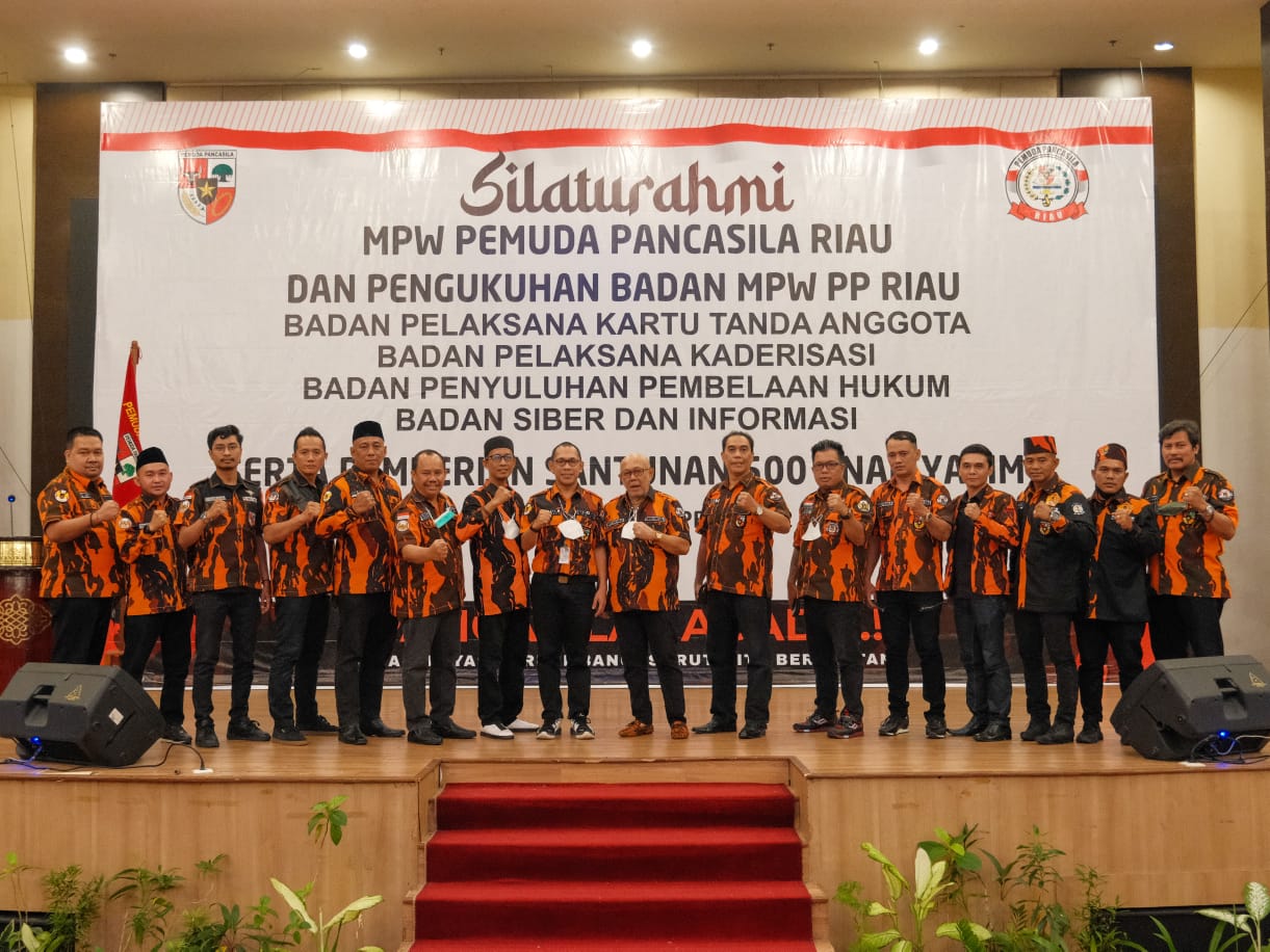 Gelar Buka Puasa Bersama & Santuni Anak Yatim MPW PP Riau Kukuhkan 4 Badan Organisasi