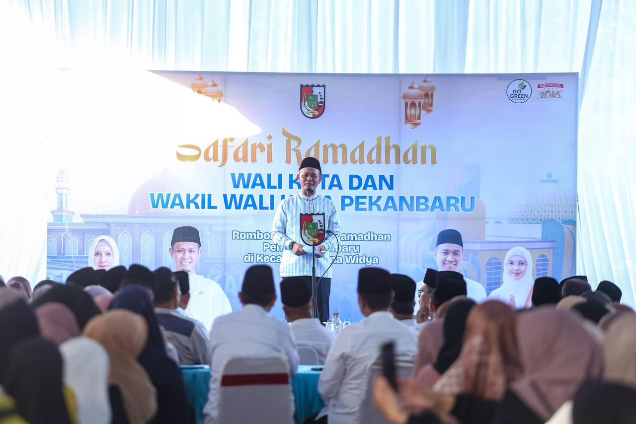 Safari Ramadhan di Masjid Al Ikram Komplek Pemda, Walikota dan Wawako Disambut Ribuan Warga